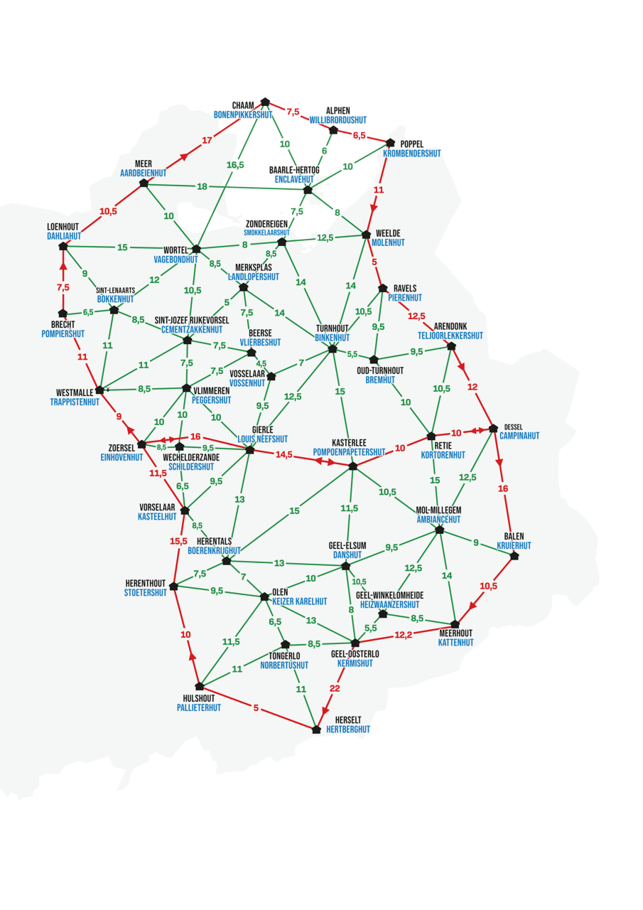 Routekaart De Schakel